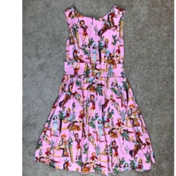 No Brand Dresses & Skirts - Rockabilly Cowgirl Gun Slinger Novelty Dress Small
